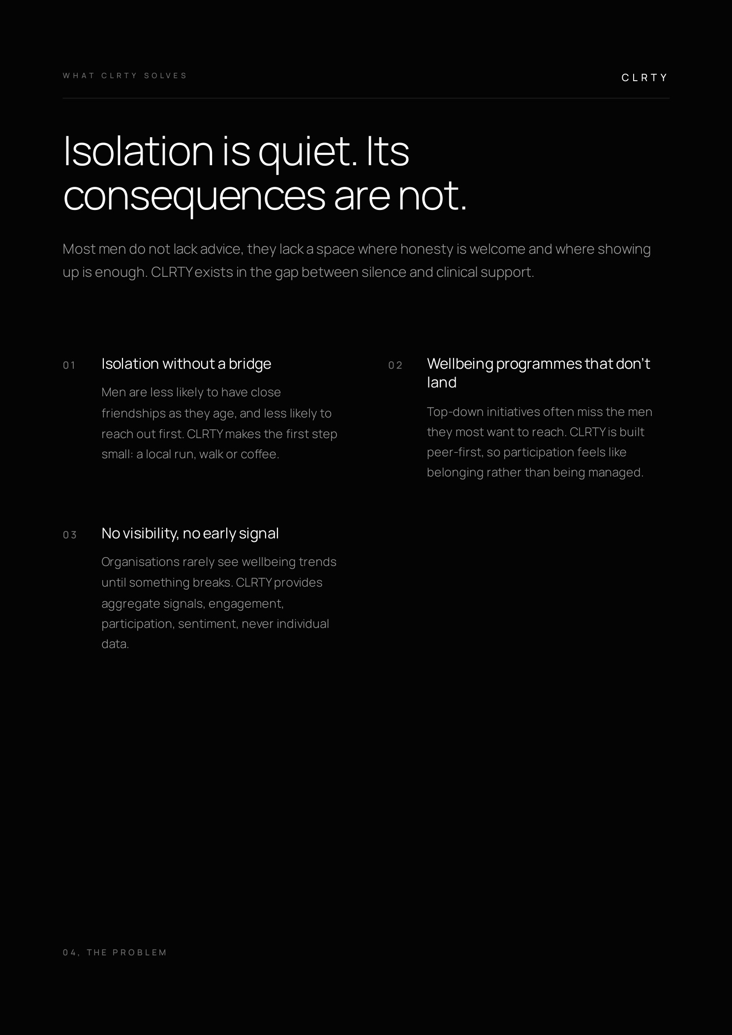 CLRTY partnership brochure page 4